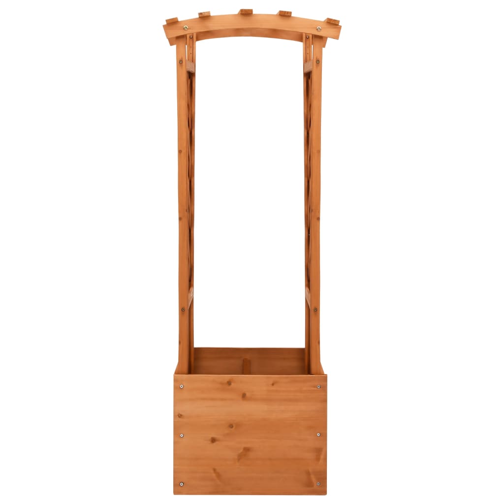 Latwerkplantenbak met boog 49x39x130 cm vurenhout is nu te koop bij PeponiXL, paradijselijk wonen!