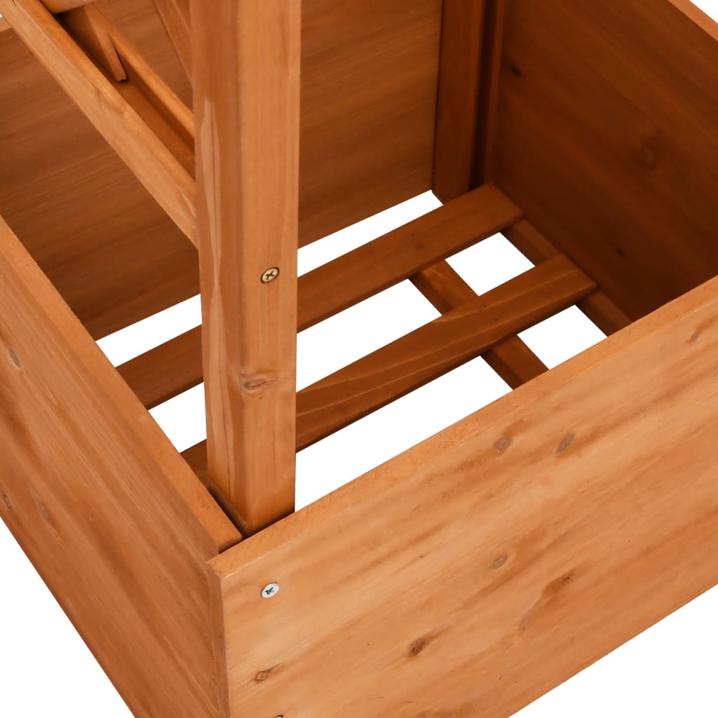 Latwerkplantenbak met boog 49x39x130 cm vurenhout is nu te koop bij PeponiXL, paradijselijk wonen!