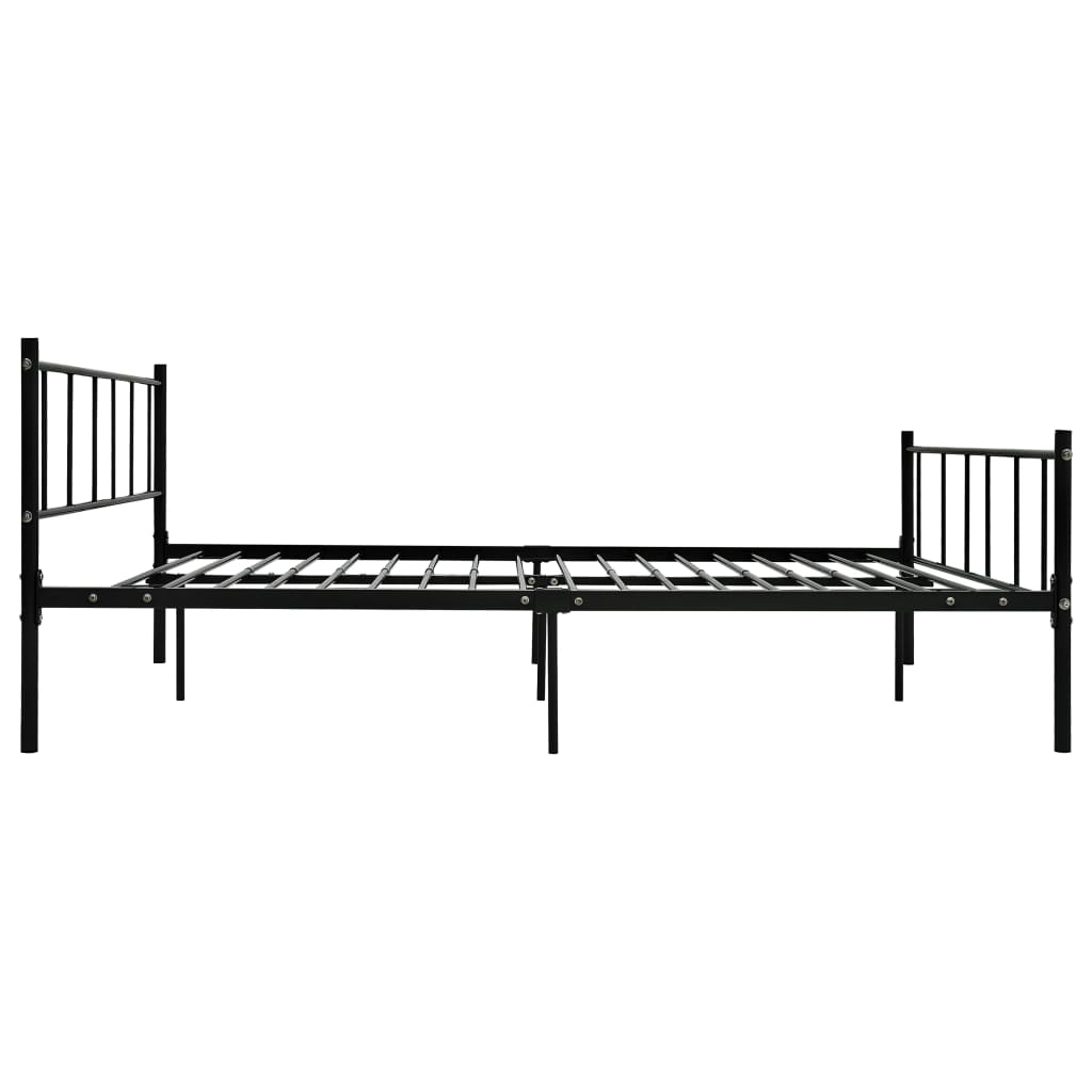 Bedframe metaal zwart 180x200 cm is nu te koop bij PeponiXL, paradijselijk wonen!