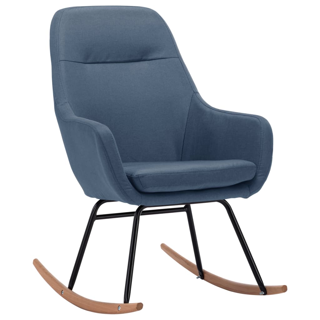 Schommelstoel stof blauw is nu te koop bij PeponiXL, paradijselijk wonen!