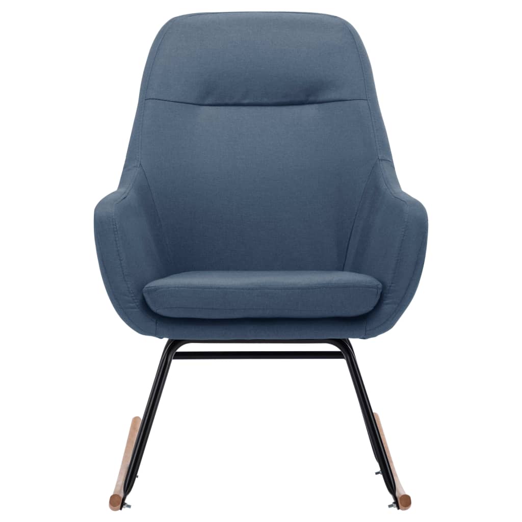 Schommelstoel stof blauw is nu te koop bij PeponiXL, paradijselijk wonen!