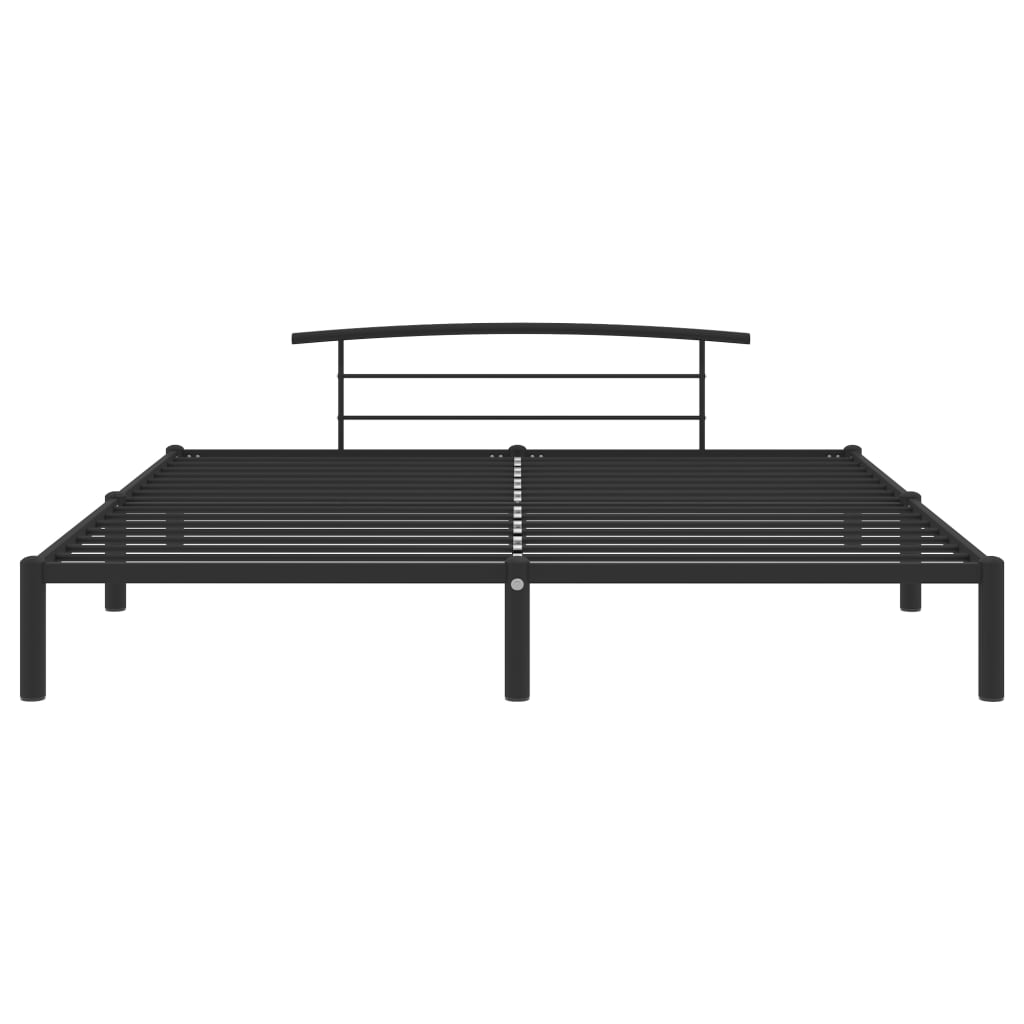 Bedframe metaal zwart 180x200 cm is nu te koop bij PeponiXL, paradijselijk wonen!