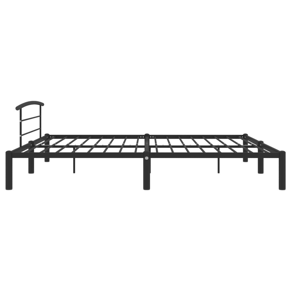 Bedframe metaal zwart 180x200 cm is nu te koop bij PeponiXL, paradijselijk wonen!