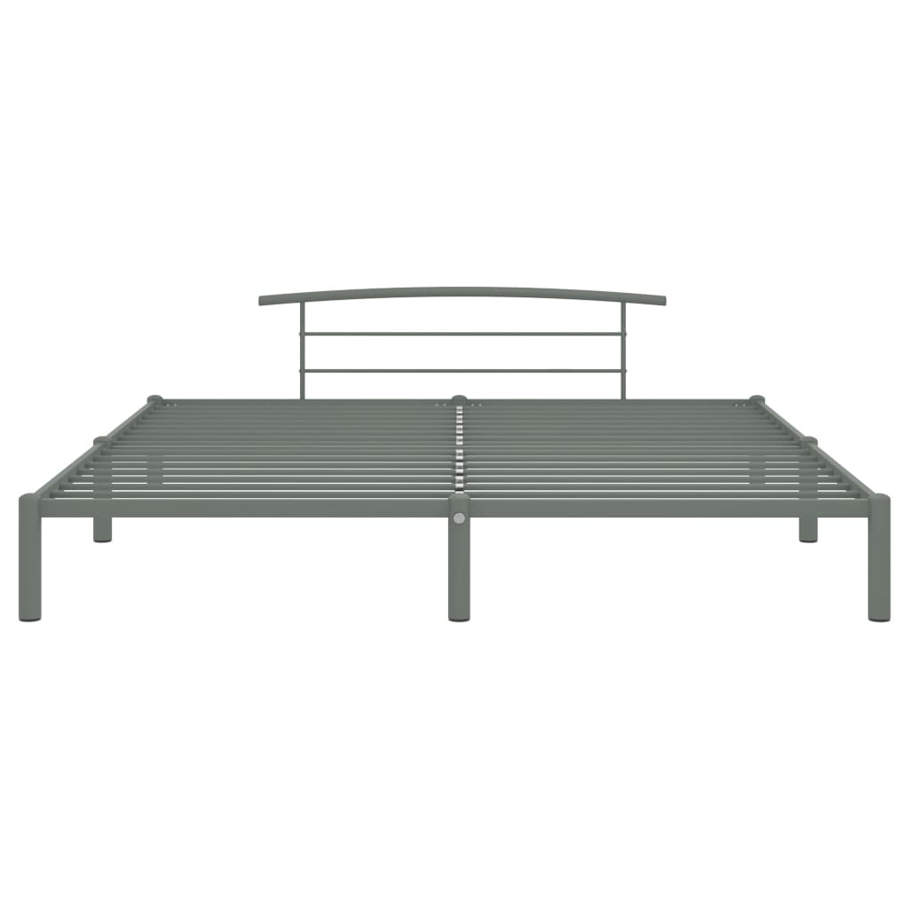 Bedframe metaal grijs 180x200 cm is nu te koop bij PeponiXL, paradijselijk wonen!