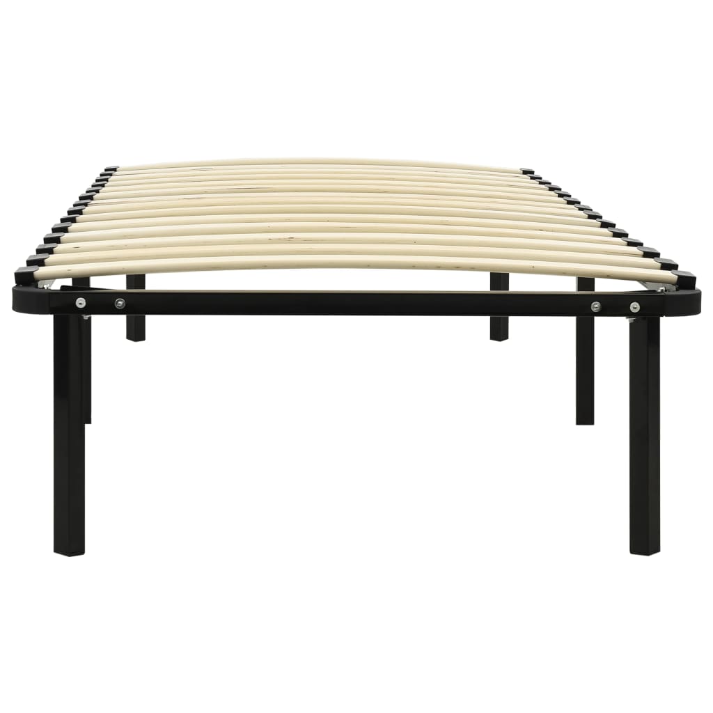 Bedframe metaal zwart 90x200 cm is nu te koop bij PeponiXL, paradijselijk wonen!