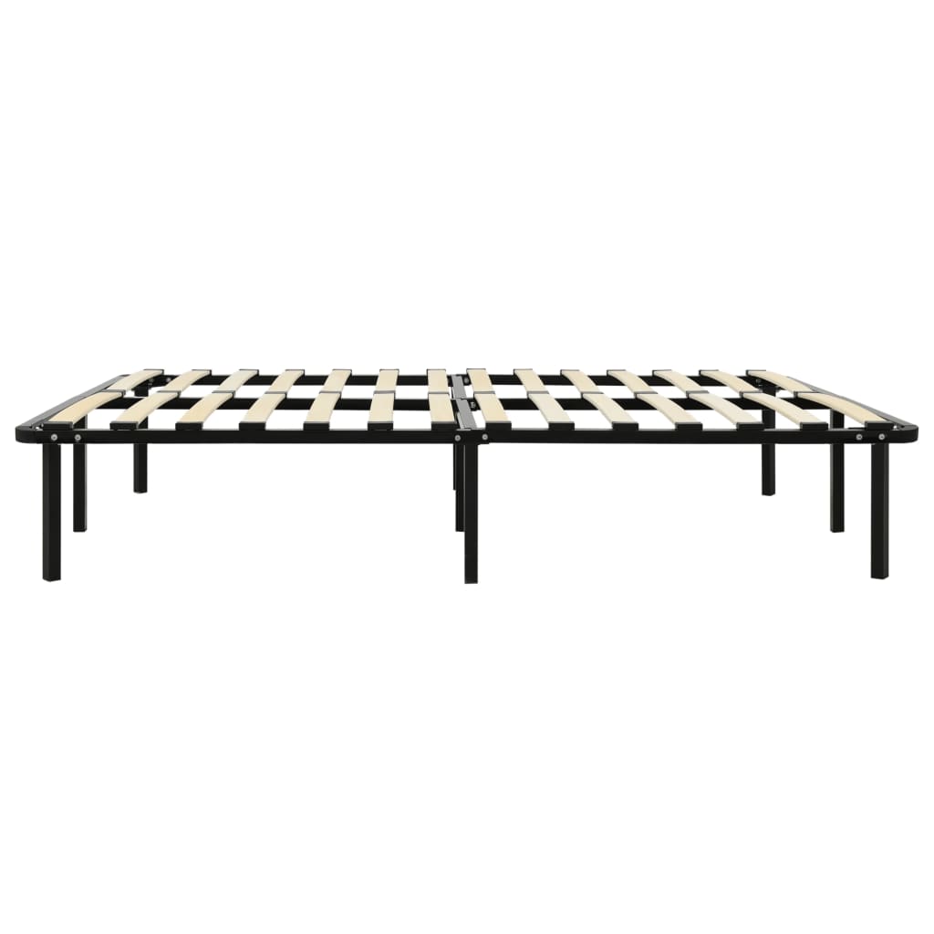 Bedframe metaal zwart 120x200 cm is nu te koop bij PeponiXL, paradijselijk wonen!