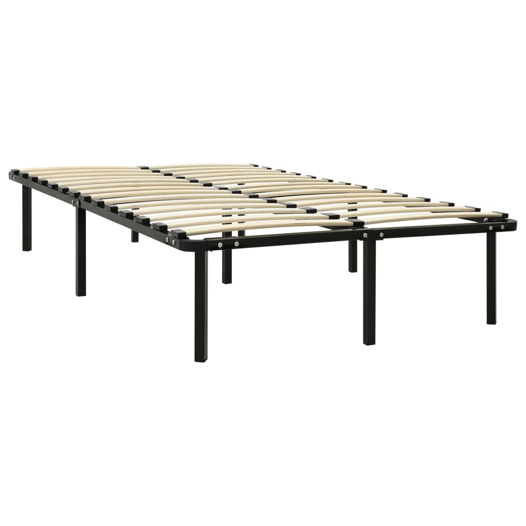 Bedframe metaal zwart 160x200 cm is nu te koop bij PeponiXL, paradijselijk wonen!