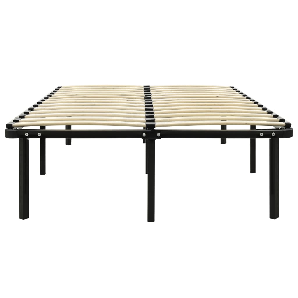 Bedframe metaal zwart 160x200 cm is nu te koop bij PeponiXL, paradijselijk wonen!