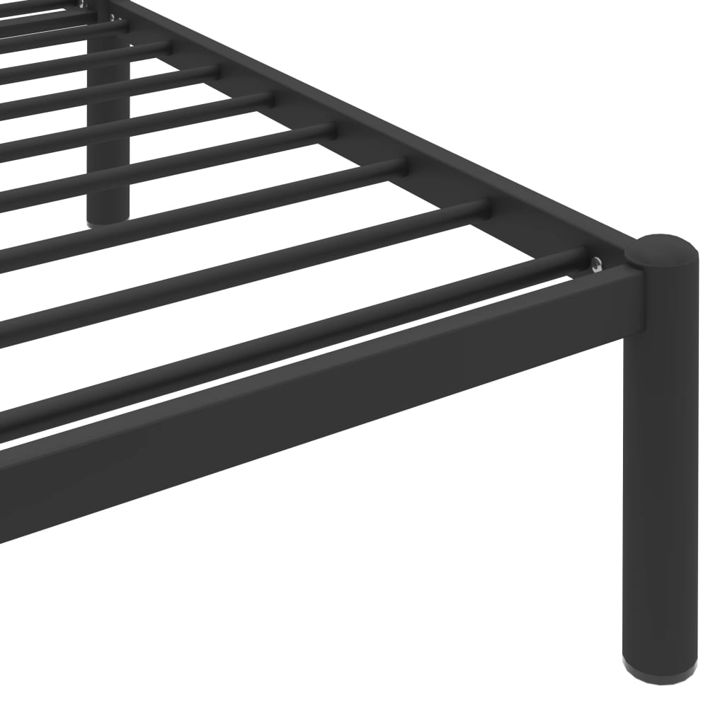 Bedframe metaal zwart 200x200 cm is nu te koop bij PeponiXL, paradijselijk wonen!