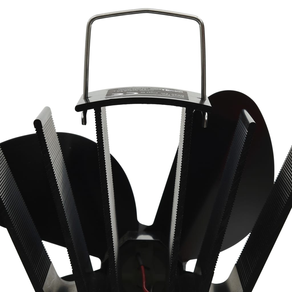 Kachelventilator met 4 vinnen zwart is nu te koop bij PeponiXL, paradijselijk wonen!