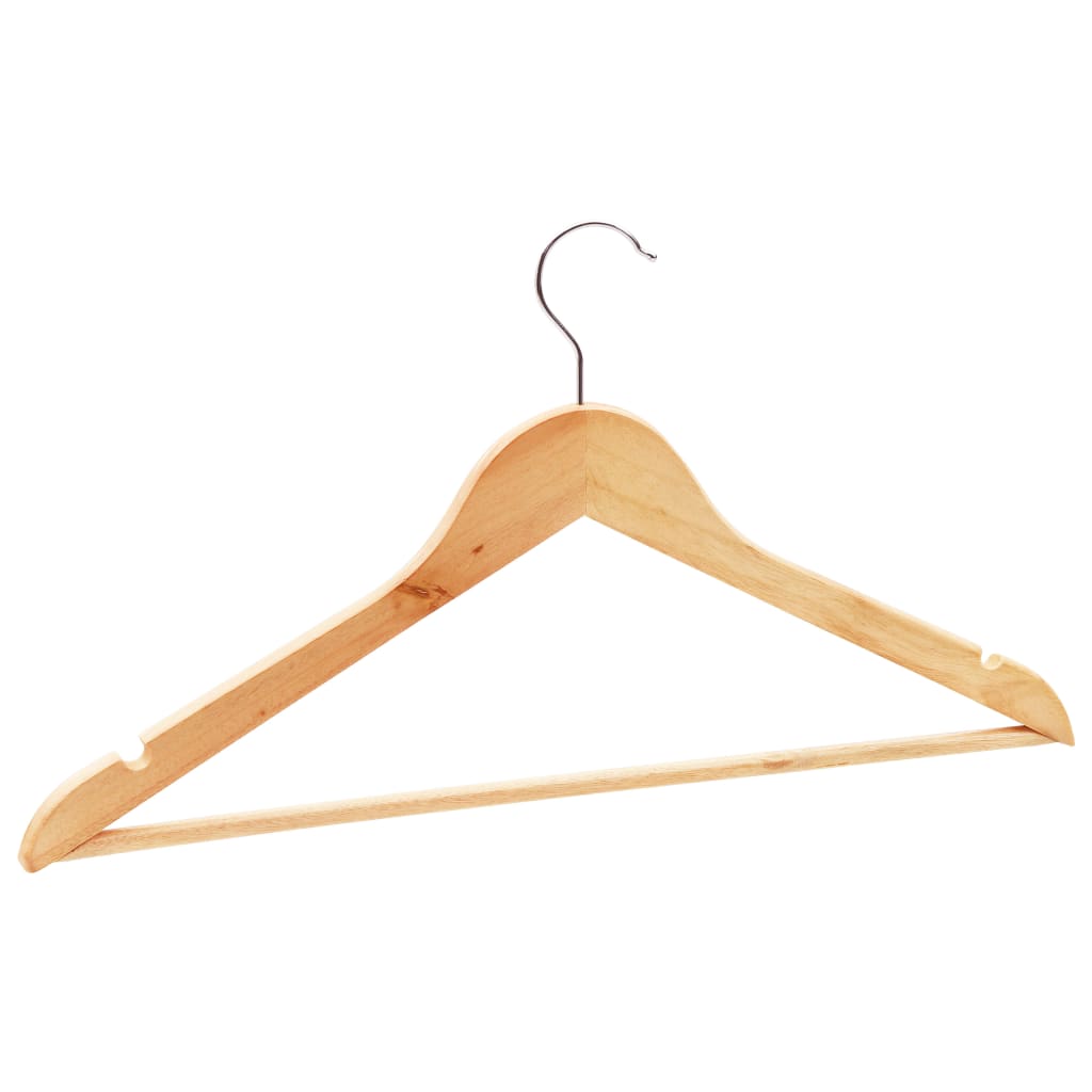 100-delige Kledinghangerset anti-slip hardhout is nu te koop bij PeponiXL, paradijselijk wonen!