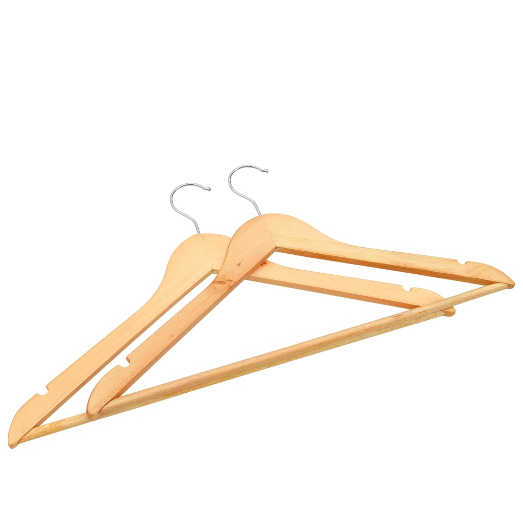 100-delige Kledinghangerset anti-slip hardhout is nu te koop bij PeponiXL, paradijselijk wonen!