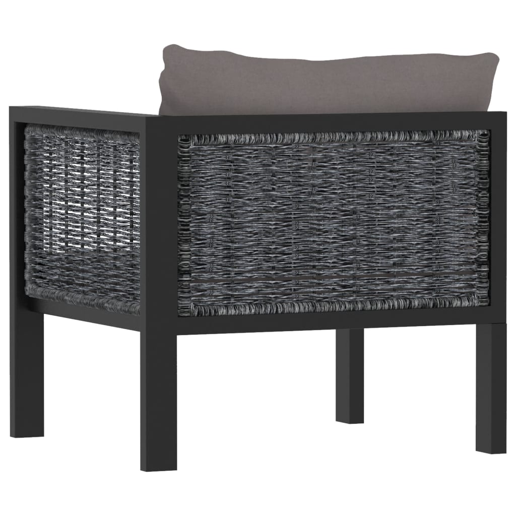 Hoekbank sectioneel met linkerarmleuning poly rattan antraciet is nu te koop bij PeponiXL, paradijselijk wonen!