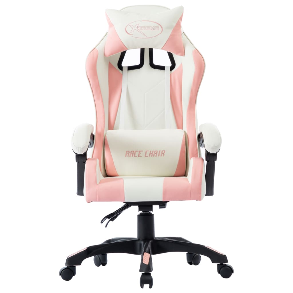 Racestoel kunstleer roze is nu te koop bij PeponiXL, paradijselijk wonen!