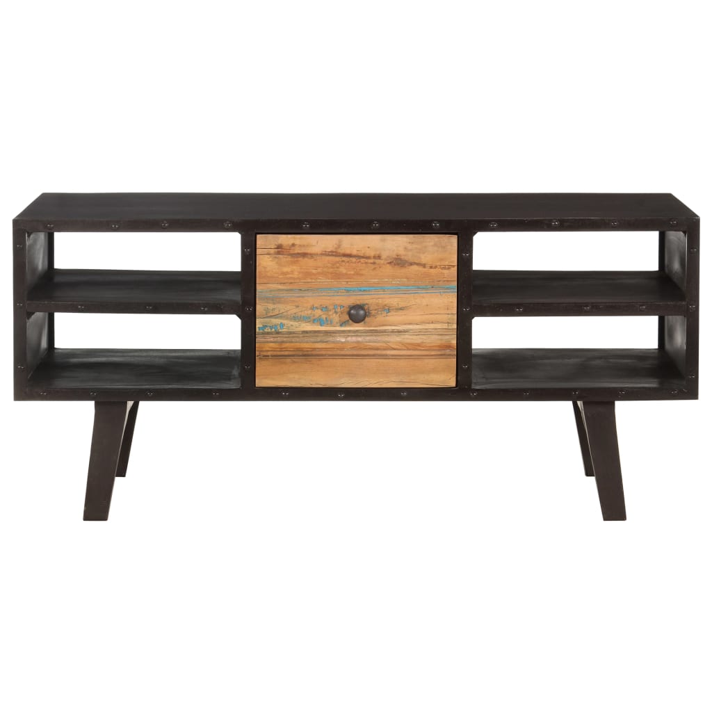 Salontafel 100x50x45 cm massief gerecycled hout is nu te koop bij PeponiXL, paradijselijk wonen!