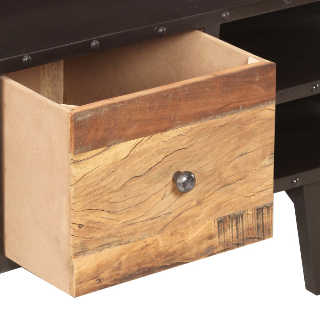 Salontafel 100x50x45 cm massief gerecycled hout is nu te koop bij PeponiXL, paradijselijk wonen!