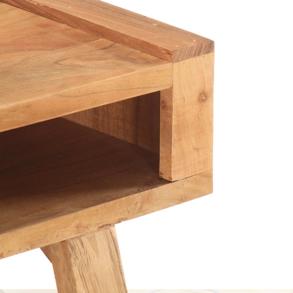 Salontafel 100x50x45 cm massief acaciahout is nu te koop bij PeponiXL, paradijselijk wonen!