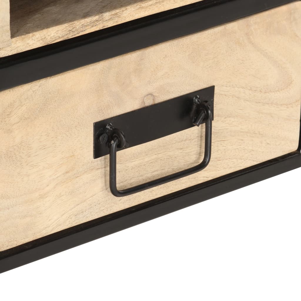 Salontafel 100x50x40 cm massief mangohout is nu te koop bij PeponiXL, paradijselijk wonen!