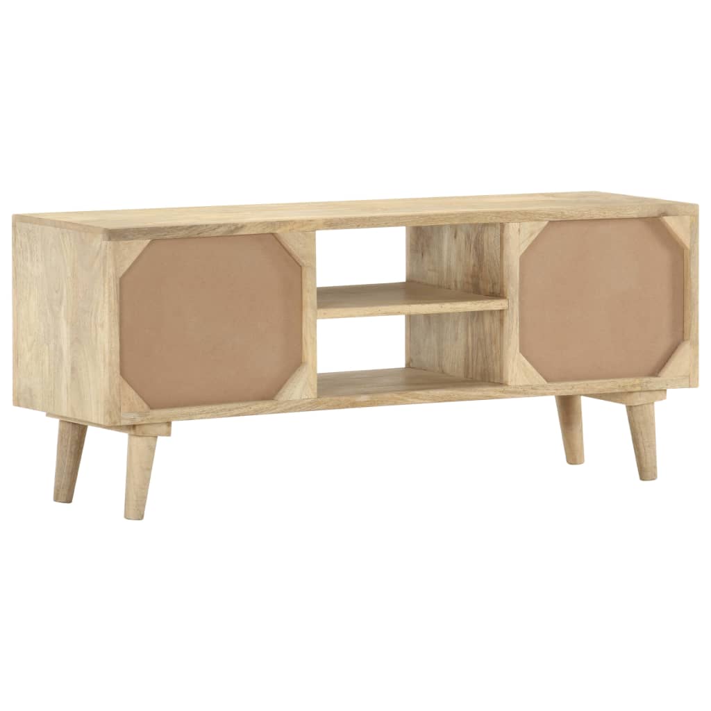 Tv-meubel 110x30x45 cm massief mangohout is nu te koop bij PeponiXL, paradijselijk wonen!
