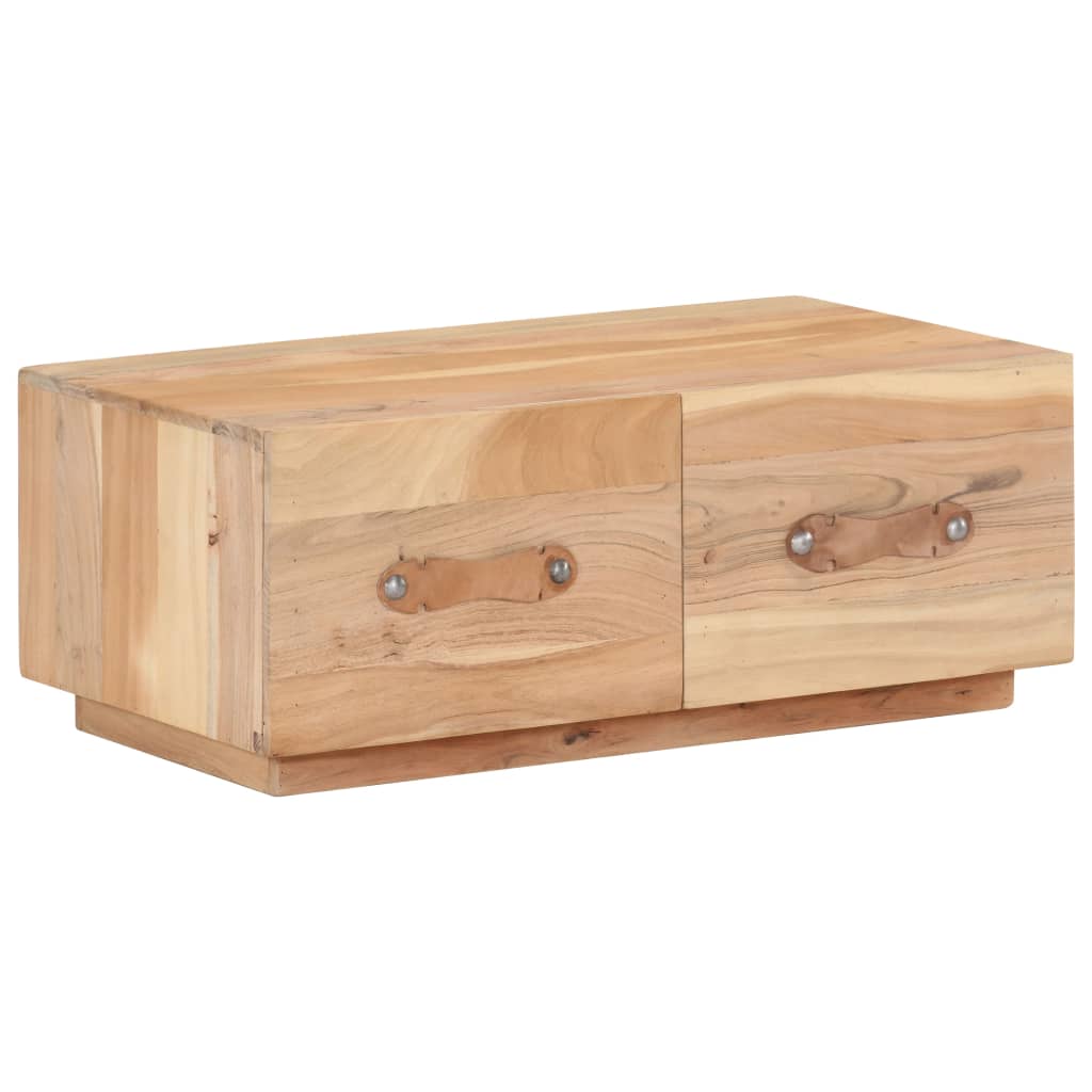 Salontafel 90x50x35 cm massief gerecycled hout is nu te koop bij PeponiXL, paradijselijk wonen!