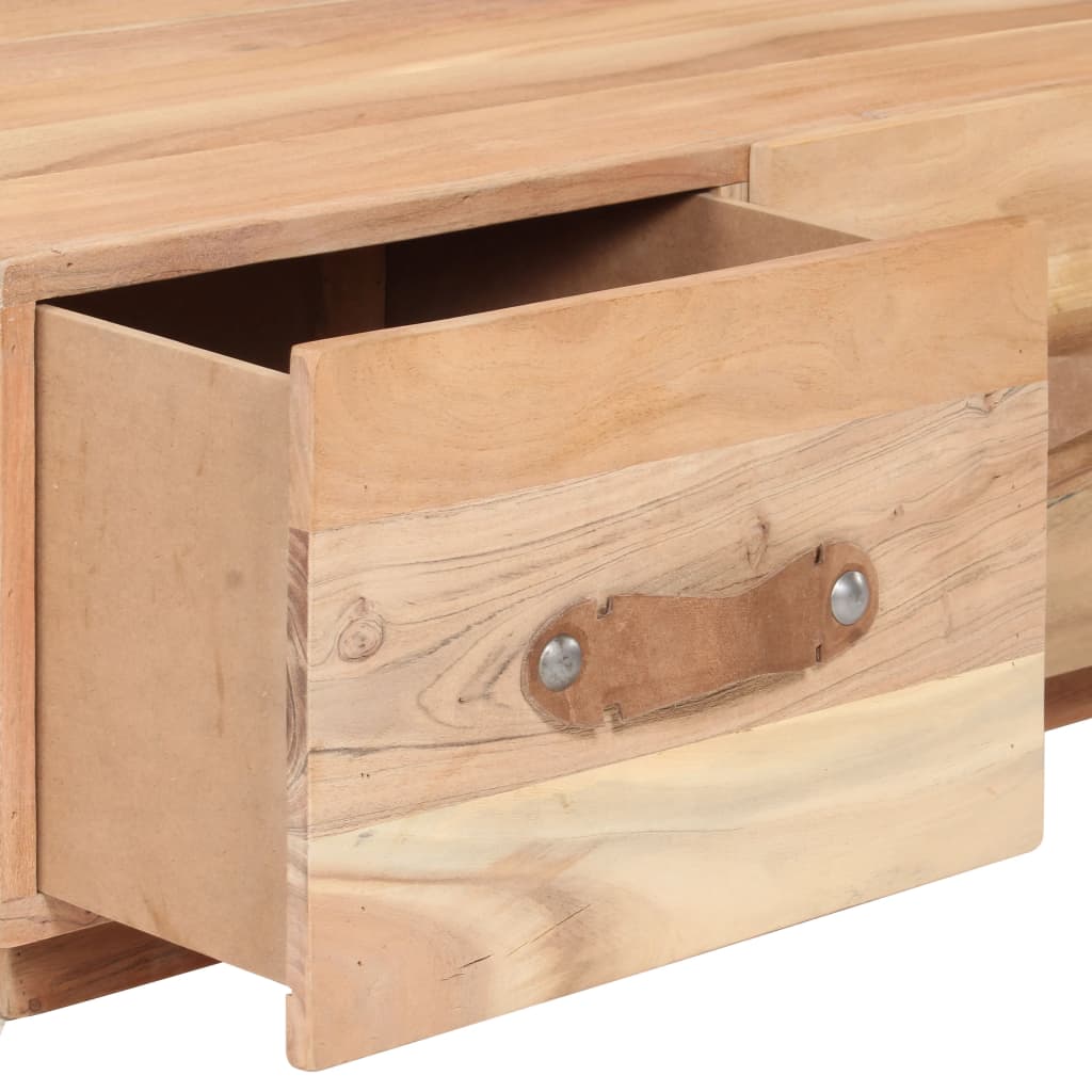 Salontafel 90x50x35 cm massief gerecycled hout is nu te koop bij PeponiXL, paradijselijk wonen!