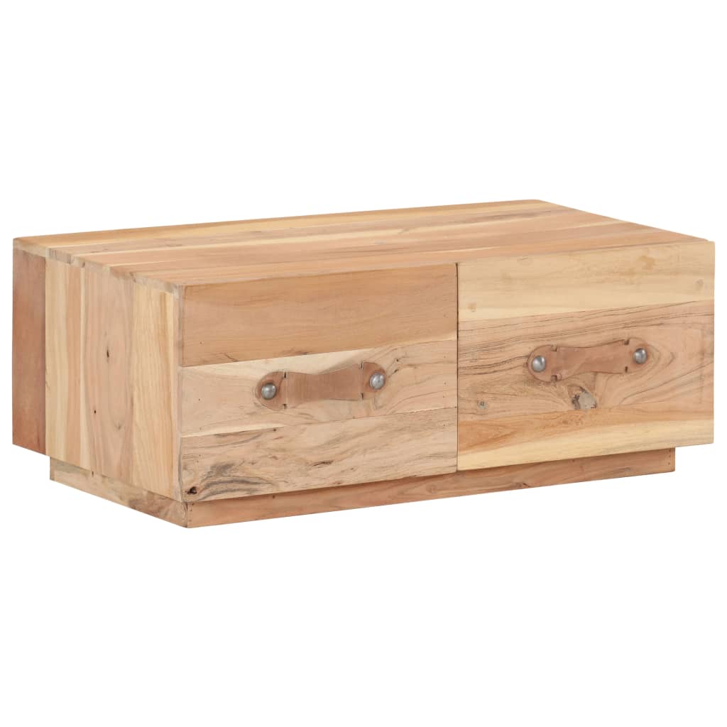 Salontafel 90x50x35 cm massief gerecycled hout is nu te koop bij PeponiXL, paradijselijk wonen!