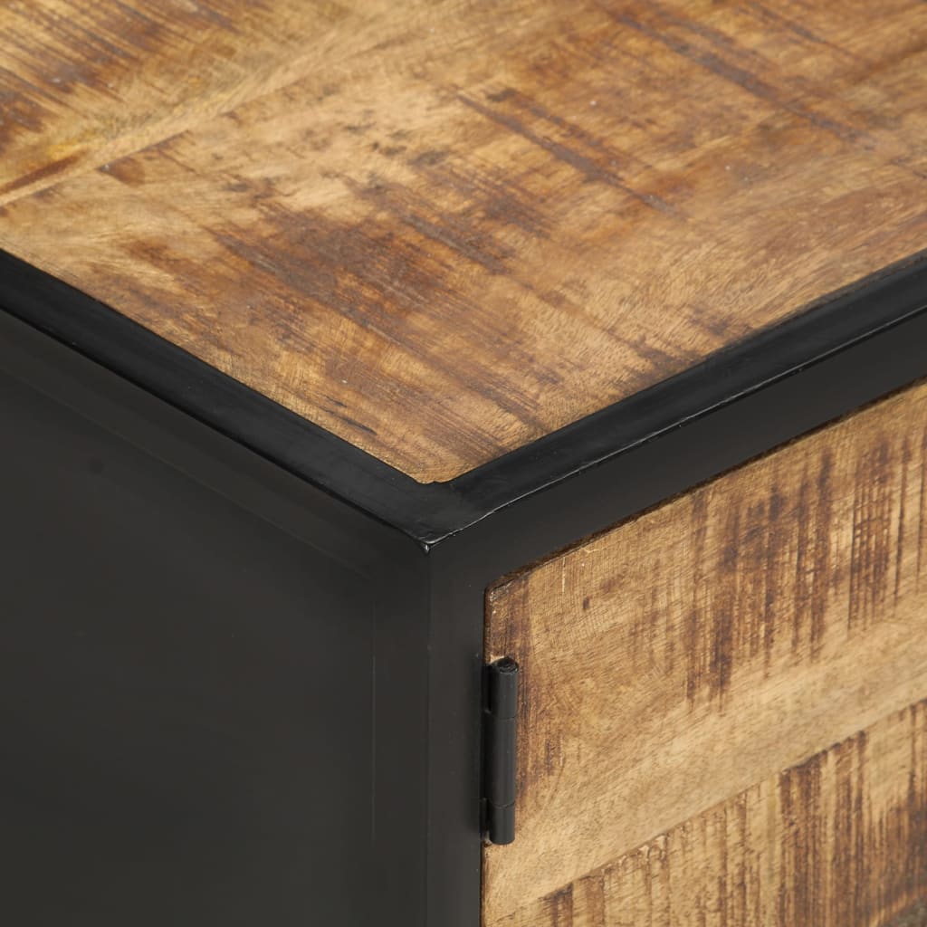 Salontafel 105x50x35 cm ruw mangohout is nu te koop bij PeponiXL, paradijselijk wonen!