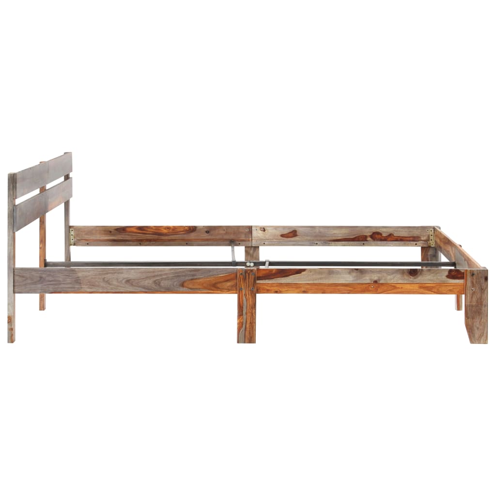 Bedframe zonder matras massief hout 200x200 cm is nu te koop bij PeponiXL, paradijselijk wonen!