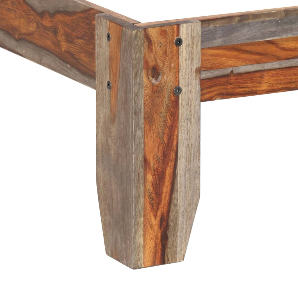 Bedframe zonder matras massief hout 200x200 cm is nu te koop bij PeponiXL, paradijselijk wonen!