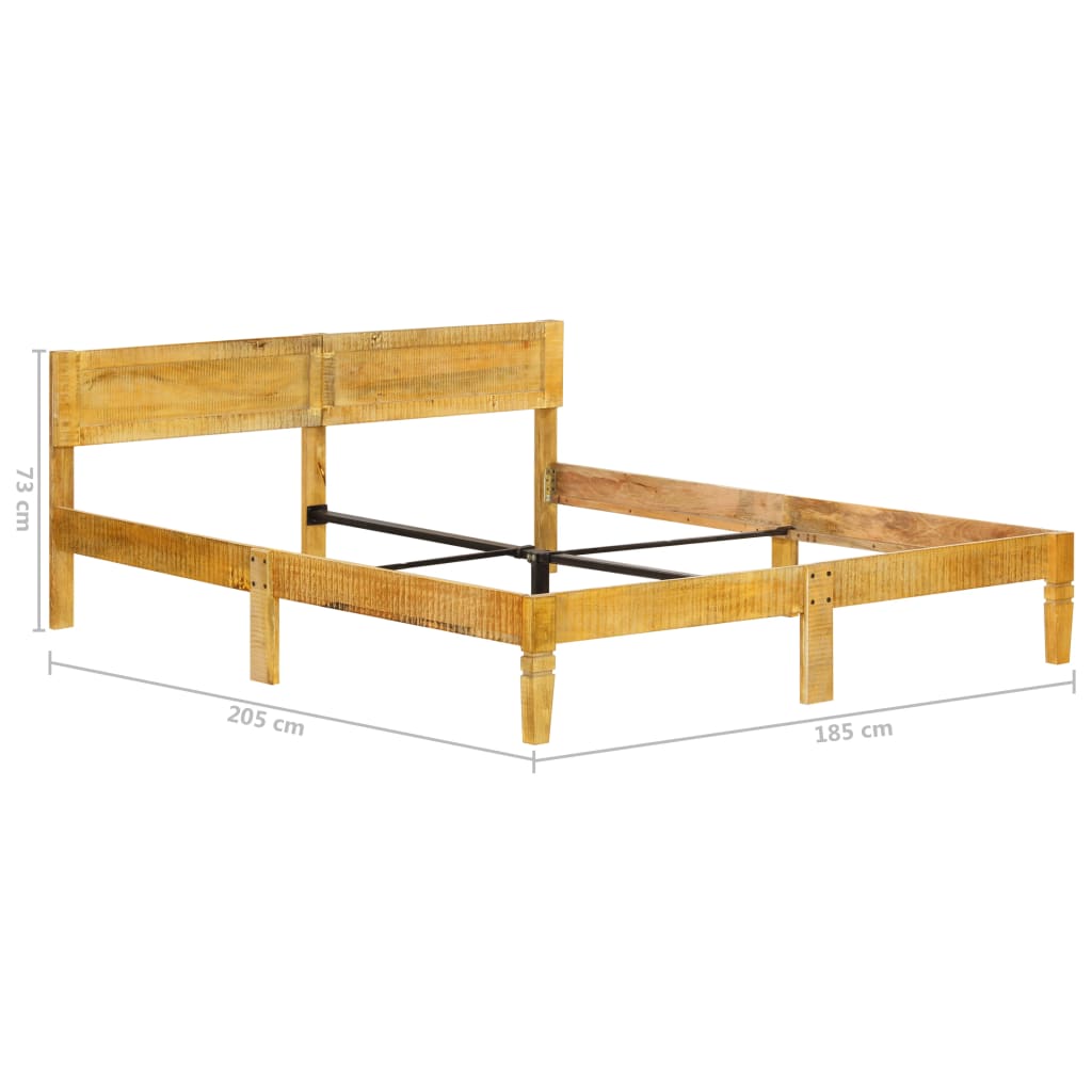 Bedframe massief mangohout 180 cm is nu te koop bij PeponiXL, paradijselijk wonen!