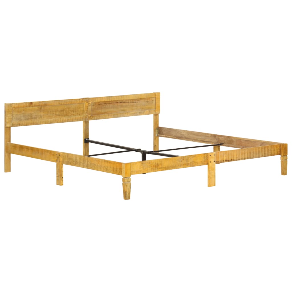 Bedframe massief mangohout 200 cm is nu te koop bij PeponiXL, paradijselijk wonen!
