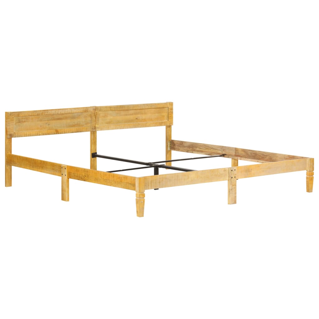 Bedframe massief mangohout 200 cm is nu te koop bij PeponiXL, paradijselijk wonen!