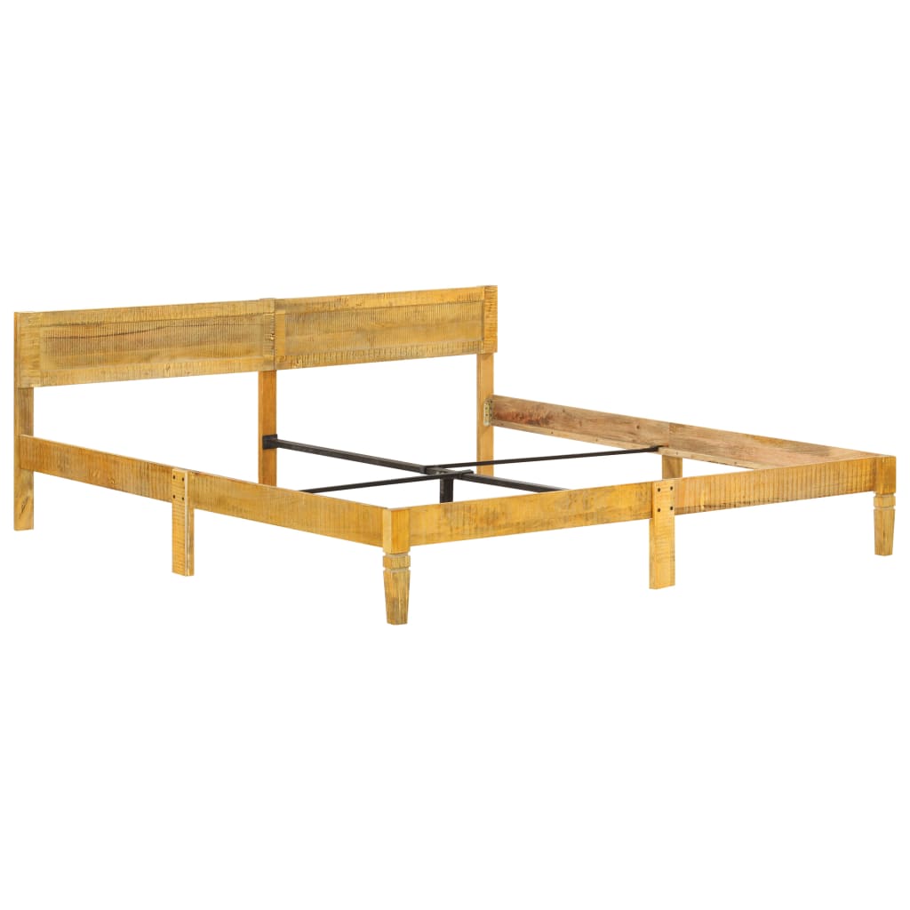 Bedframe massief mangohout 200 cm is nu te koop bij PeponiXL, paradijselijk wonen!