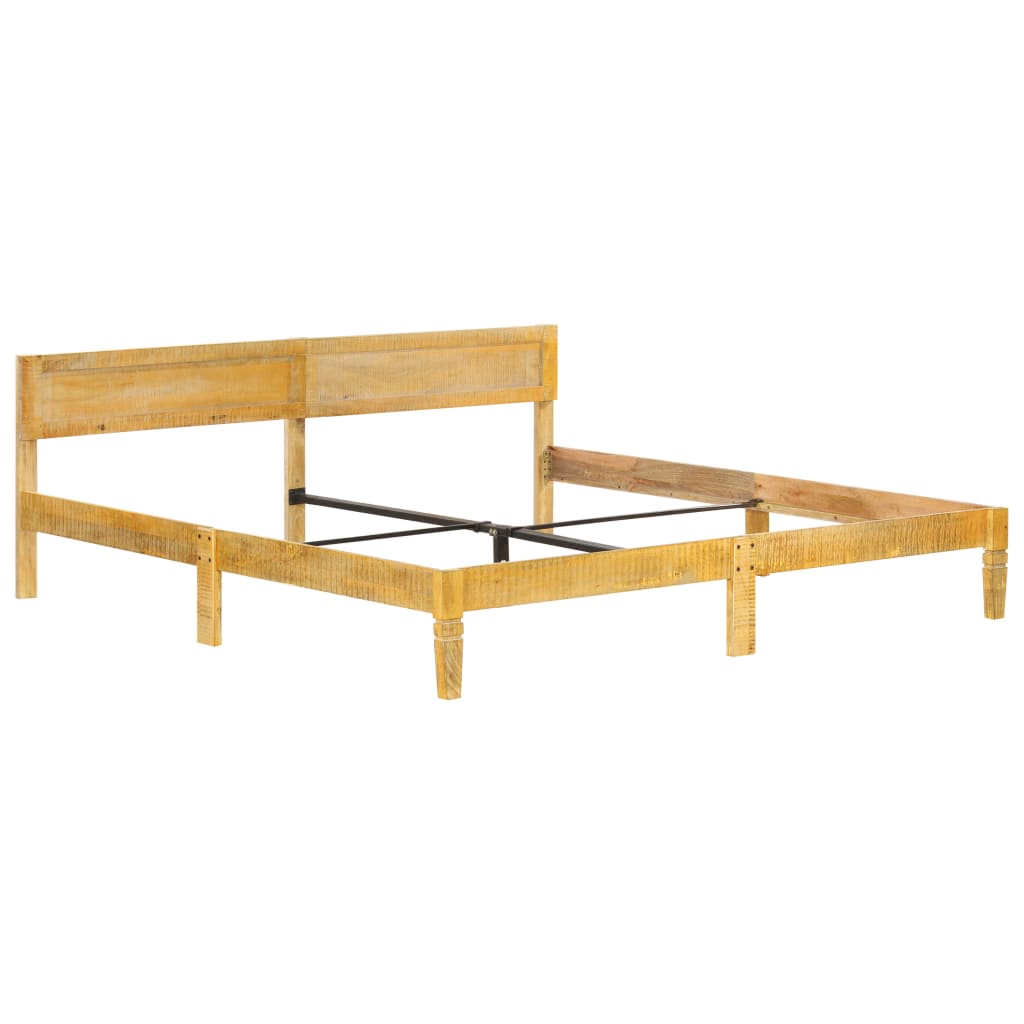 Bedframe massief mangohout 200 cm is nu te koop bij PeponiXL, paradijselijk wonen!