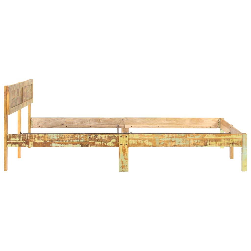 Bedframe massief gerecycled hout 180x200 cm is nu te koop bij PeponiXL, paradijselijk wonen!