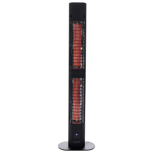 Sunred Patioverwarmer Royal Diamond Dark 3000 W Rose Gold Carbon zwart is nu te koop bij PeponiXL, paradijselijk wonen!