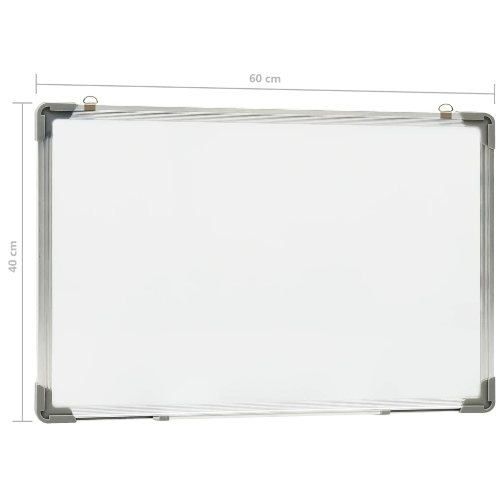Whiteboard magnetisch 60x40 cm staal wit is nu te koop bij PeponiXL, paradijselijk wonen!