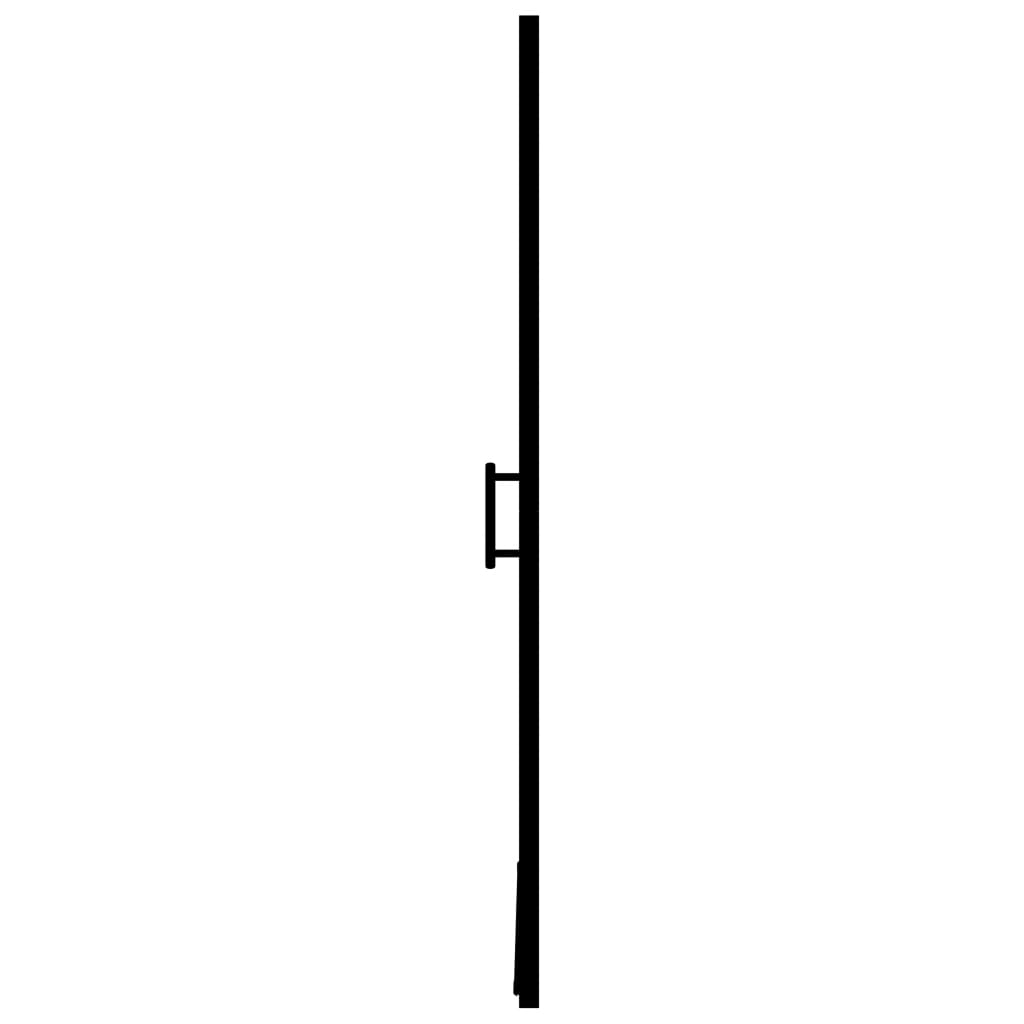 Douchedeur 100x178 cm gehard glas zwart is nu te koop bij PeponiXL, paradijselijk wonen!