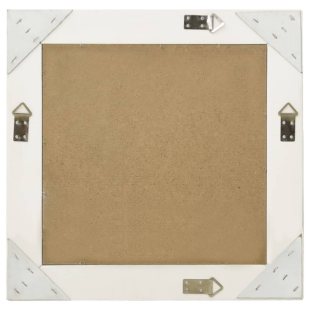 Wandspiegel barok stijl 50x50 cm wit is nu te koop bij PeponiXL, paradijselijk wonen!