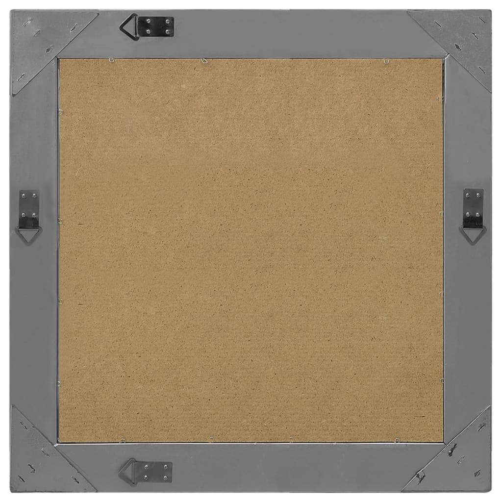 Wandspiegel Barokstijl 60x60 cm zwart is nu te koop bij PeponiXL, paradijselijk wonen!