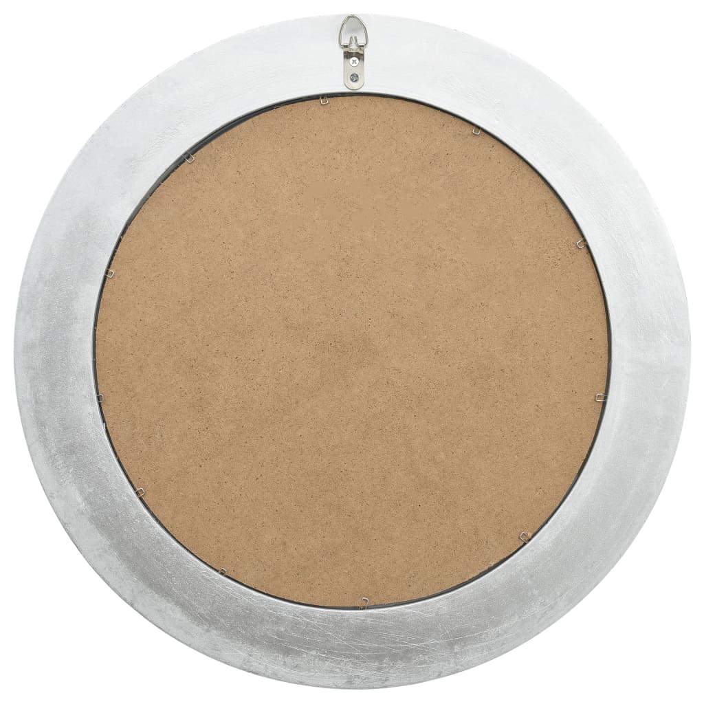 Wandspiegel barok stijl 50 cm zilverkleurig is nu te koop bij PeponiXL, paradijselijk wonen!