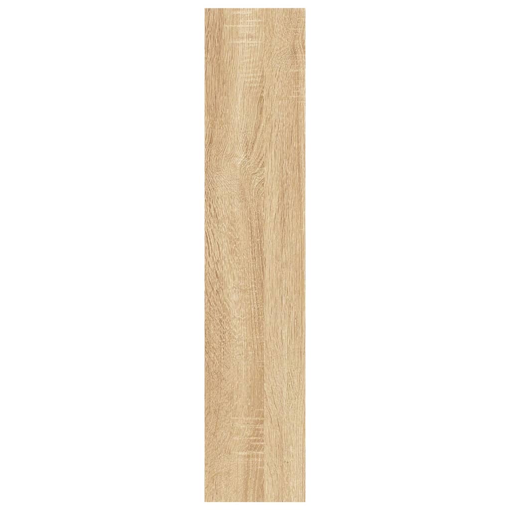Wandschap 90x16x78 cm bewerkt hout sonoma eikenkleurig is nu te koop bij PeponiXL, paradijselijk wonen!