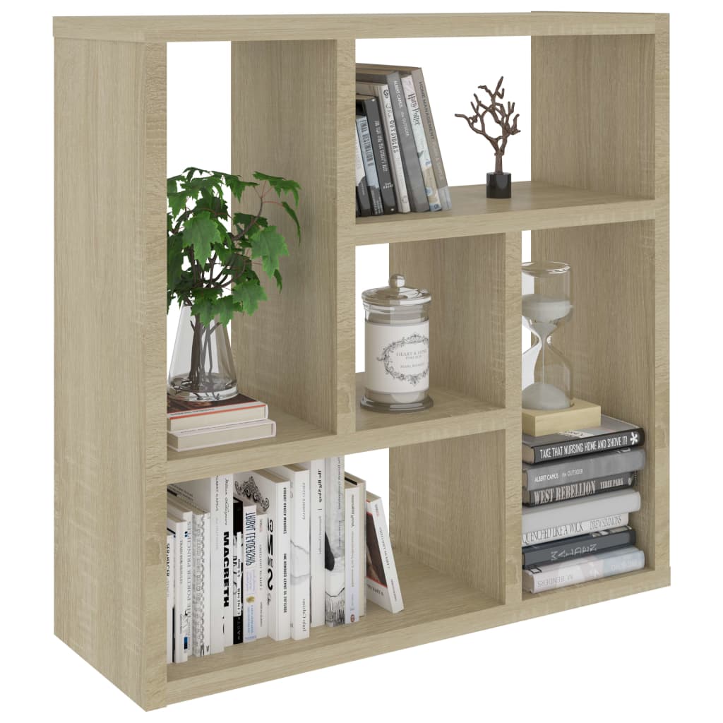 Wandschap 45,1x16x45,1 cm bewerkt hout sonoma eikenkleurig is nu te koop bij PeponiXL, paradijselijk wonen!