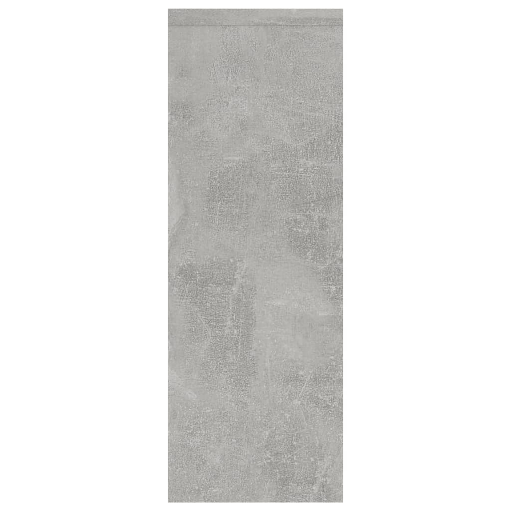 Wandschap 45,1x16x45,1 cm bewerkt hout betongrijs is nu te koop bij PeponiXL, paradijselijk wonen!