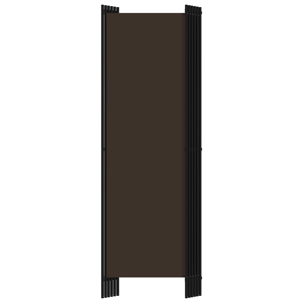 Kamerscherm met 6 panelen 300x180 cm bruin is nu te koop bij PeponiXL, paradijselijk wonen!