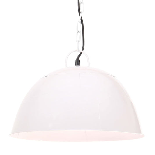 Hanglamp industrieel vintage rond 25 W E27 41 cm wit is nu te koop bij PeponiXL, paradijselijk wonen!
