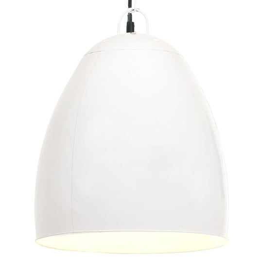 Hanglamp industrieel rond 25 W E27 42 cm wit is nu te koop bij PeponiXL, paradijselijk wonen!
