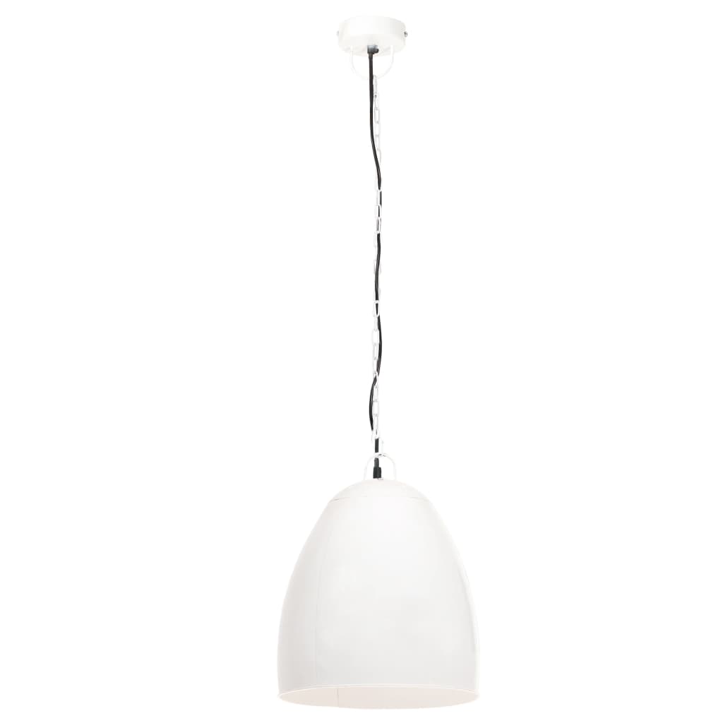 Hanglamp industrieel rond 25 W E27 42 cm wit is nu te koop bij PeponiXL, paradijselijk wonen!
