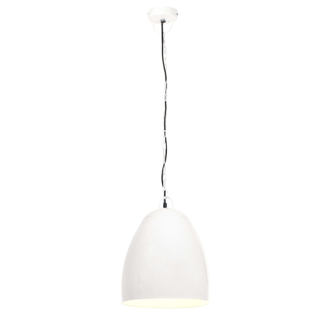 Hanglamp industrieel rond 25 W E27 42 cm wit is nu te koop bij PeponiXL, paradijselijk wonen!