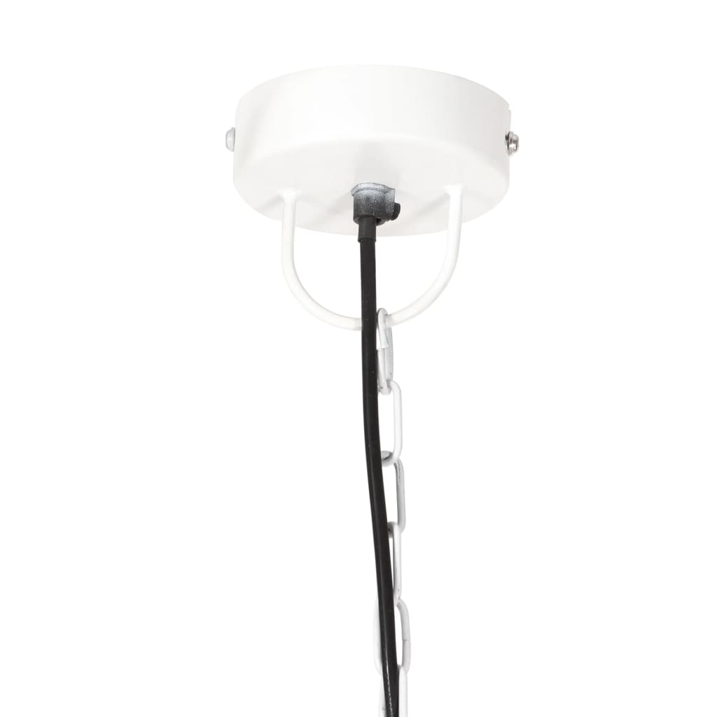 Hanglamp industrieel rond 25 W E27 42 cm wit is nu te koop bij PeponiXL, paradijselijk wonen!